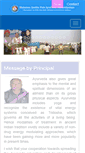 Mobile Screenshot of mjfayurvedacollege.org